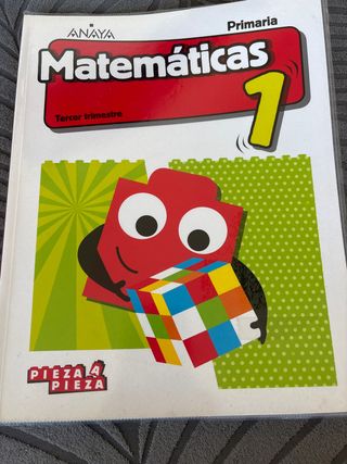 Matemáticas primaria 1 tercer trimestre