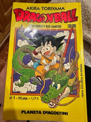 Comic Dragon Ball serie amarilla Tomo 1