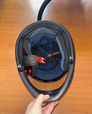 Casco de moto Premier negro