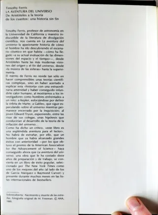 LA AVENTURA DEL UNIVERSO