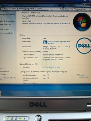 Portátil Dell Windows 7 Professional