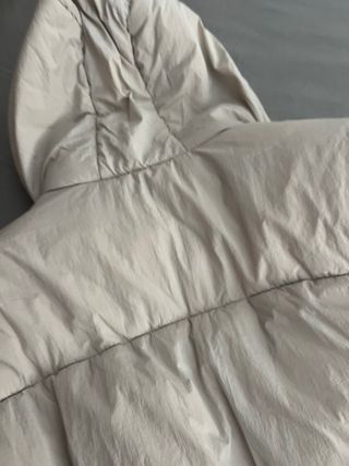 Plumífero Zara Beige Talla S