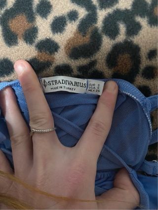 Body morado con fruncido