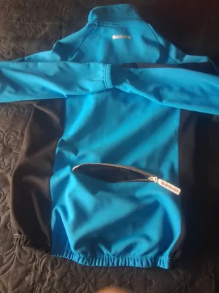 Chaqueta Maillot Shimano Azul y Negra