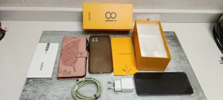 2 móviles Huawei y realme