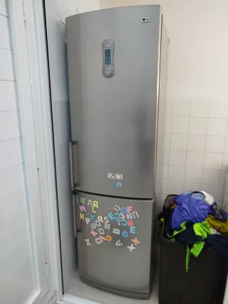 Nevera Combi LG Acero Inoxidable