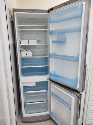 Nevera Combi LG Acero Inoxidable