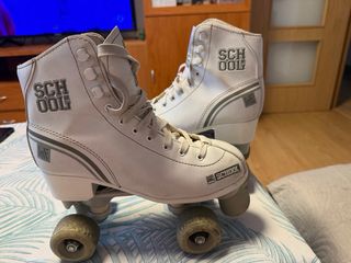Patines 4 ruedas talla 37 y 38 en rosa