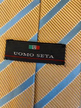 Lote 4 corbatas seda y poliéster