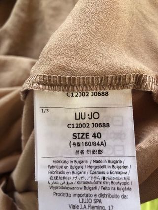 Liu Jo Camicia Mono Spalla  rosa antico