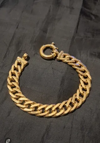 Pulsera Barbada Maciza Original