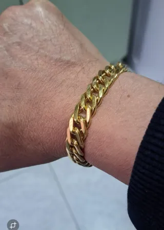Pulsera Barbada Maciza Original