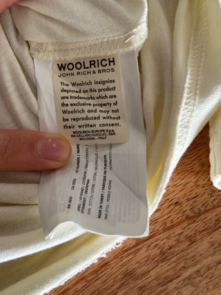 Maglietta Woolrich Superior Performance USA