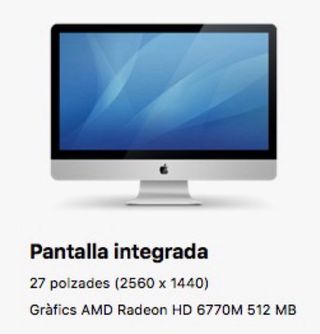 iMac 27 Apple Plata