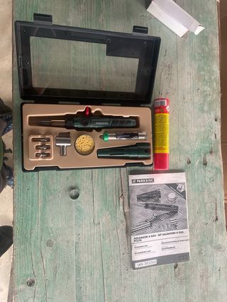 Soldador Gas Parkside 3 en 1 Accesorios