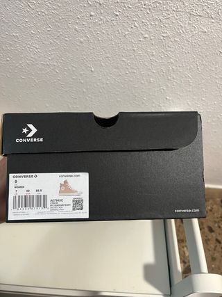 Converse Beige Talla 40 Nuevas Caja Original