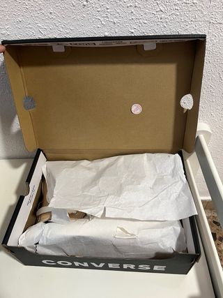 Converse Beige Talla 40 Nuevas Caja Original
