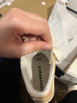 Converse Beige Talla 40 Nuevas Caja Original