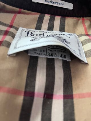 Chaqueta Burberrys Vintage Marrón 90s
