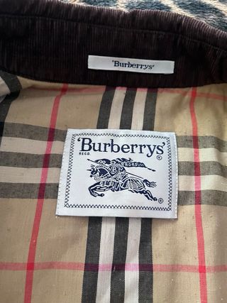 Chaqueta Burberrys Vintage Marrón 90s