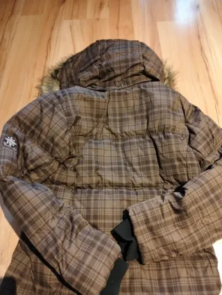 Abrigo Columbia Cuadros Talla S