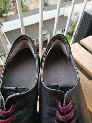 Zapatos de piel mujer negros