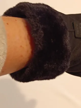 Guantes invierno mujer pelo sintético elegantes