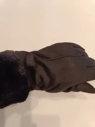 Guantes invierno mujer pelo sintético elegantes