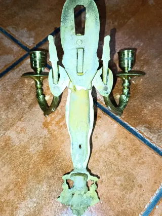 Apliques de Bronce con Figuras de Cupido