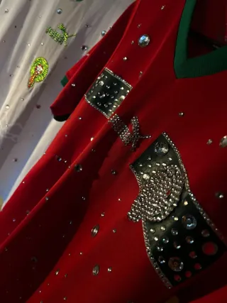 Camiseta Marruecos Puma Roja con Brillantes