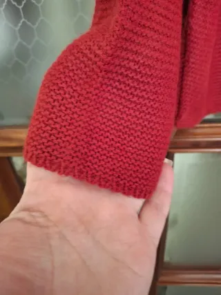 Golfino bimba/o rosso e blu