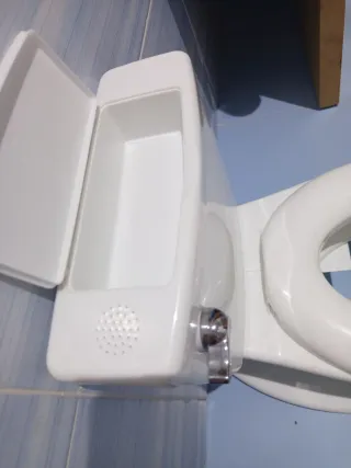 Asiento aprendizaje WC blanco