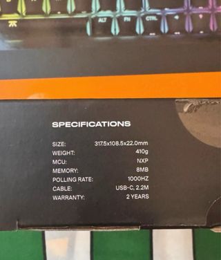 Fnatic Streak65 Tastiera Gaming RGB