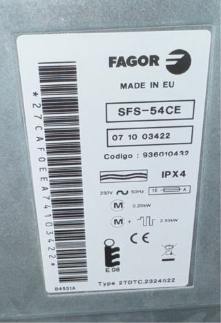 Secadora Fagor SFS-54CE