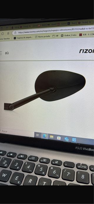 Espejos Rizoma Yamaha T-Max Negro sin estrenar