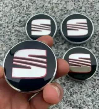 TAPABUJES RUEDA LLANTA SEAT LEON IBIZA CUPRA 56MM