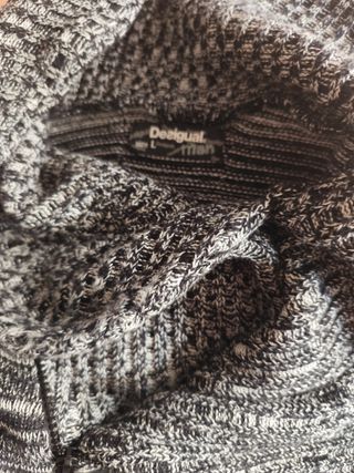 Jersey hombre Desigual gris y blanco