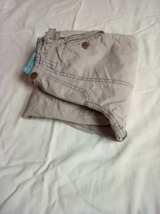 Pantalones cargo niño beige