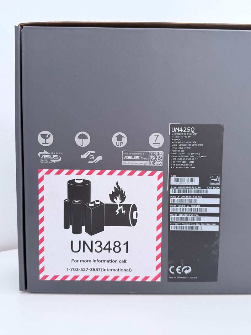 ASUS ZenBook Ryzen 7 16GB RAM 512GB SSD afbeelding 6