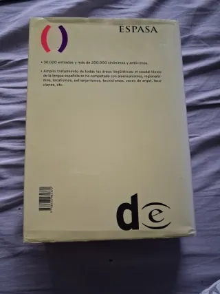 Dicc. Espasa De Sinonimos Y Antonimos