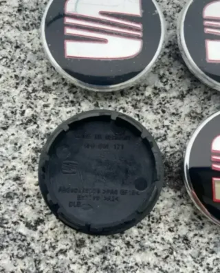 4 TAPAS RUEDA LLANTA SEAT LEON MK1 IBIZA 6L CUPRA