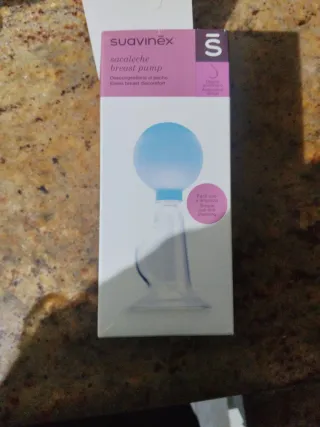 Sacaleches manual azul