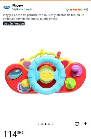 Coche Bebé Playgro con Música y luz