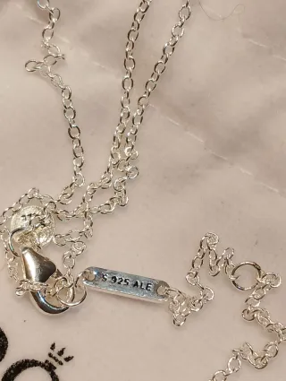 Collar Pandora Corazón Rojo Plata Ley 925