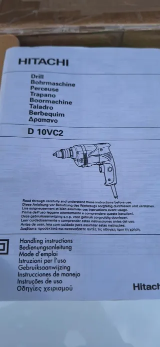 Taladro Hitachi D 10VC2 con cable