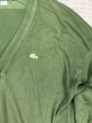 ¡¡OFERTA!! Talla XL Cardigan Lacoste Verde Oliva