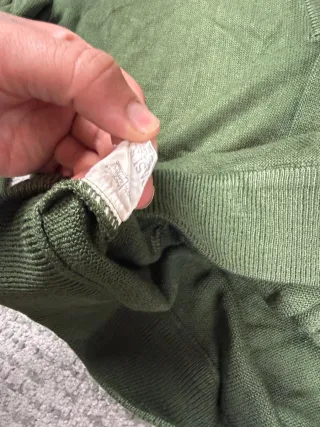 ¡¡OFERTA!! Talla XL Cardigan Lacoste Verde Oliva