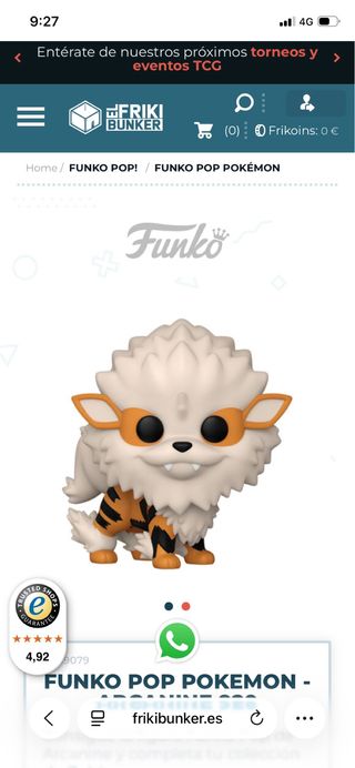 Funko Pop! Pokémon Arcanine