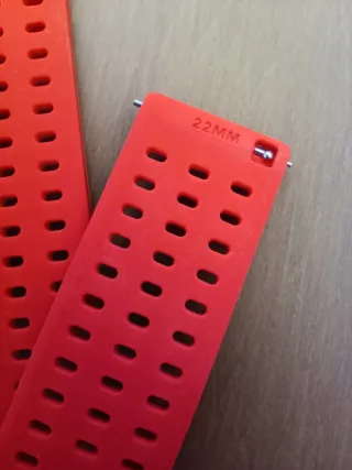 Correas de reloj 22mm (Naranja y Turquesa)