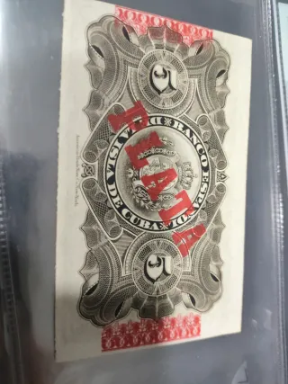 5 Pesos Banco Español de la Isla de Cuba